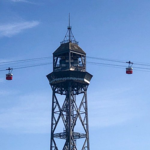 Teleférico de Barcelona: Ida y vuelta desde la playa de la Barceloneta