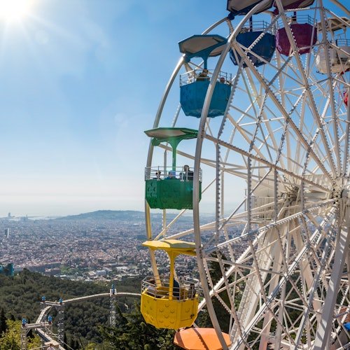 Área Panorámica del Tibidabo: Entrada + Cuca de Llum y Acceso TibiBus