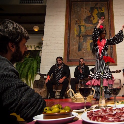 Tablao de Carmen: Espectáculo Flamenco + Cena