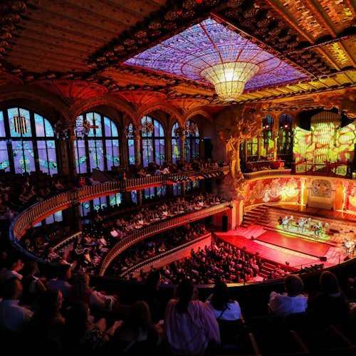 Barcelona: Trío de Guitarras y Espectáculo Flamenco en el Palau de la Música
