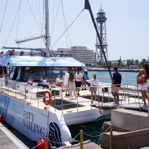 Barcelona: Excursión en catamarán ecológico por la costa