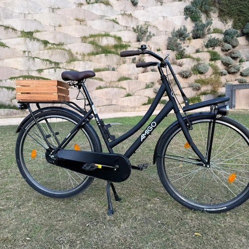 Valencia: Alquiler de bicicletas urbanas «Omafiets» de estilo holandés desde la zona de Russafa