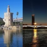 Sevilla: Paseo en barco + Comida o Cena de 5 platos + Bebidas ilimitadas