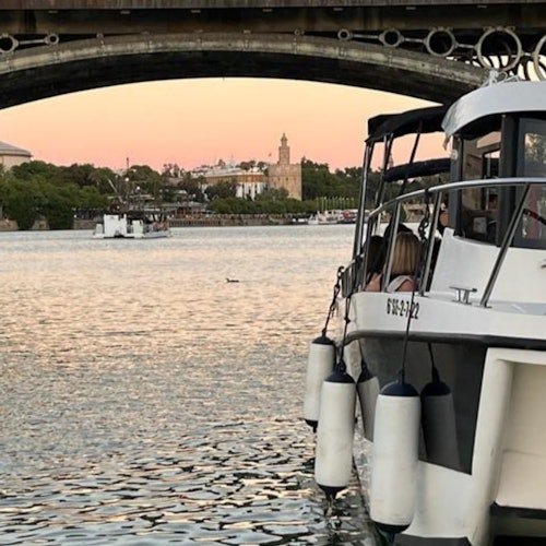 Sevilla: Paseo guiado en barco por el Guadalquivir