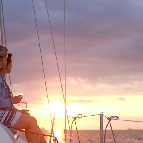 Malaga: Sunset Boat Tour + Drink
