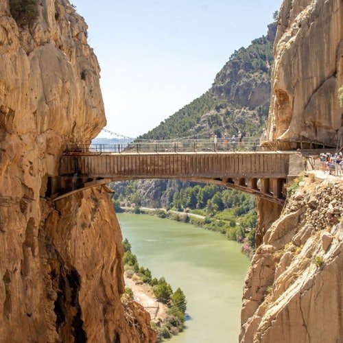 Caminito del Rey: Visita guiada desde El Chorro en alemán
